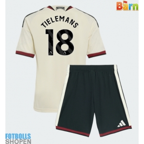 Billiga Manchester United Youri Tielemans #18 Tredjeställ Barn 2026-27 Kortärmad (+ Korta byxor)